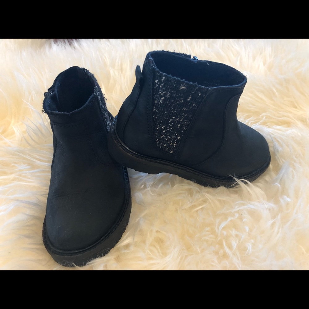 Zara baby leather boots